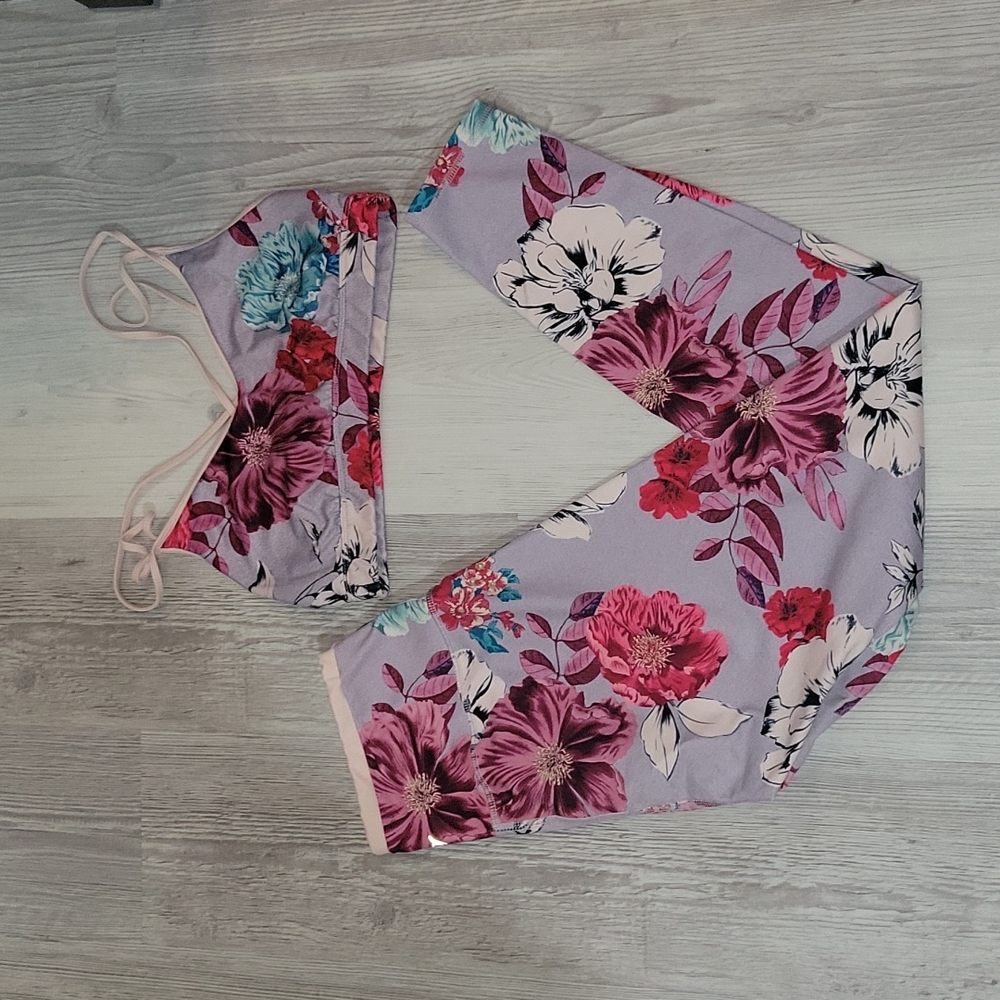 Old Navy Floral Workout Set